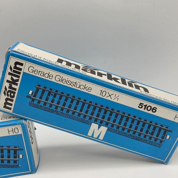 Märklin HO 5100 Curved & 5106 Straight Track Set - Picture 6 of 6
